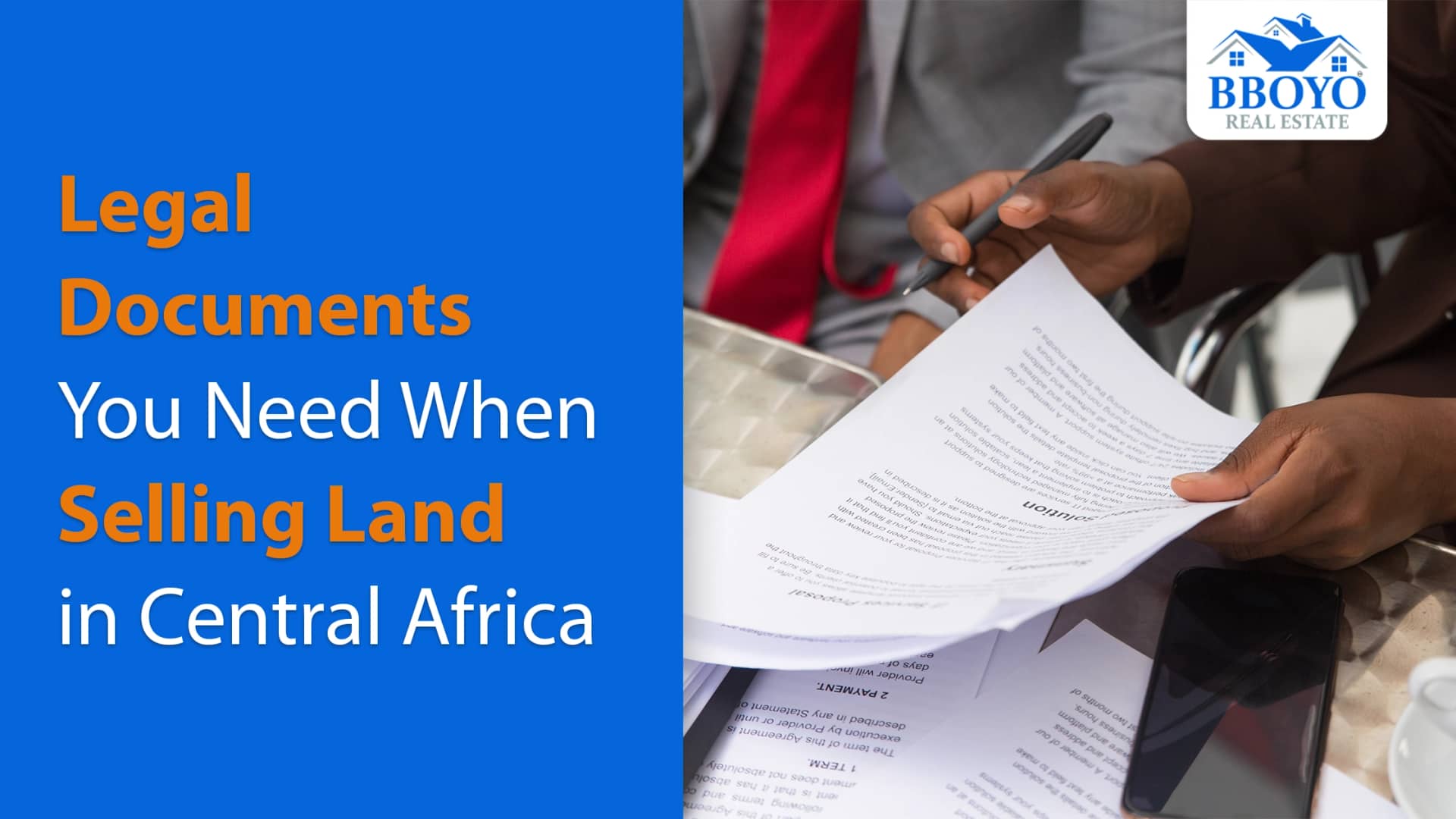 Legal Documents You Need When Selling Land in Central Africa