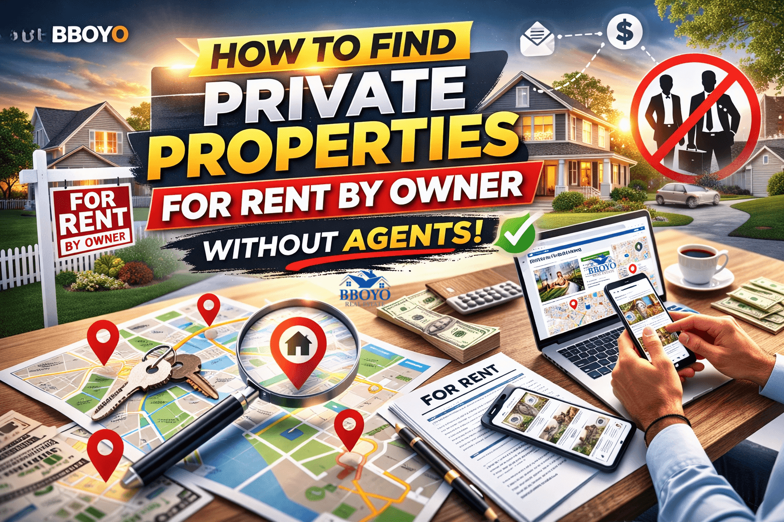 How to Find Private Properties for Rent by Owner Without Agents
