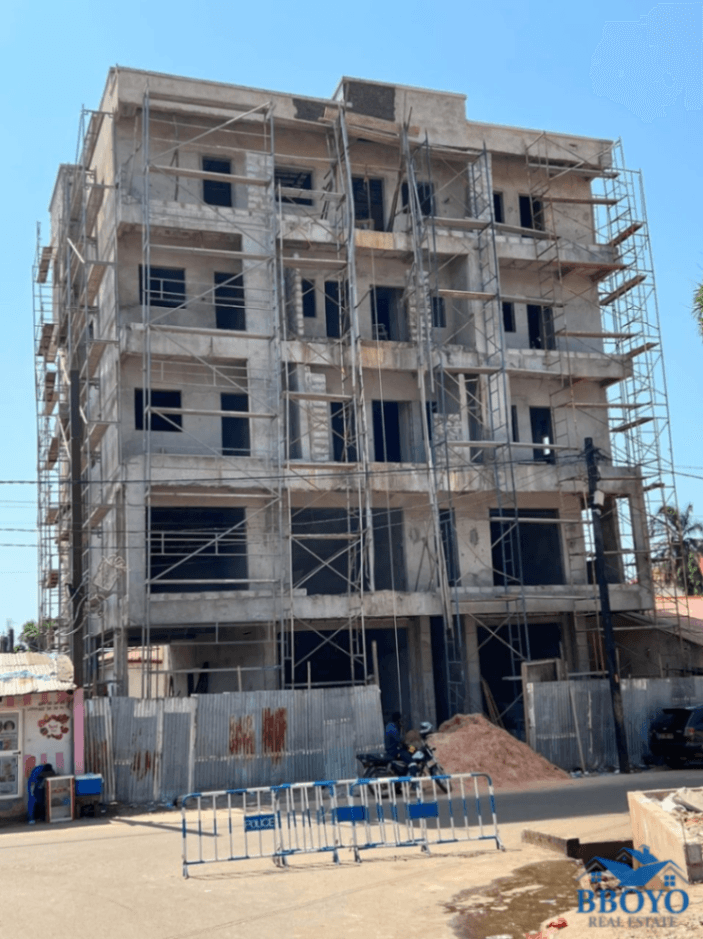 Modern commercial buildings